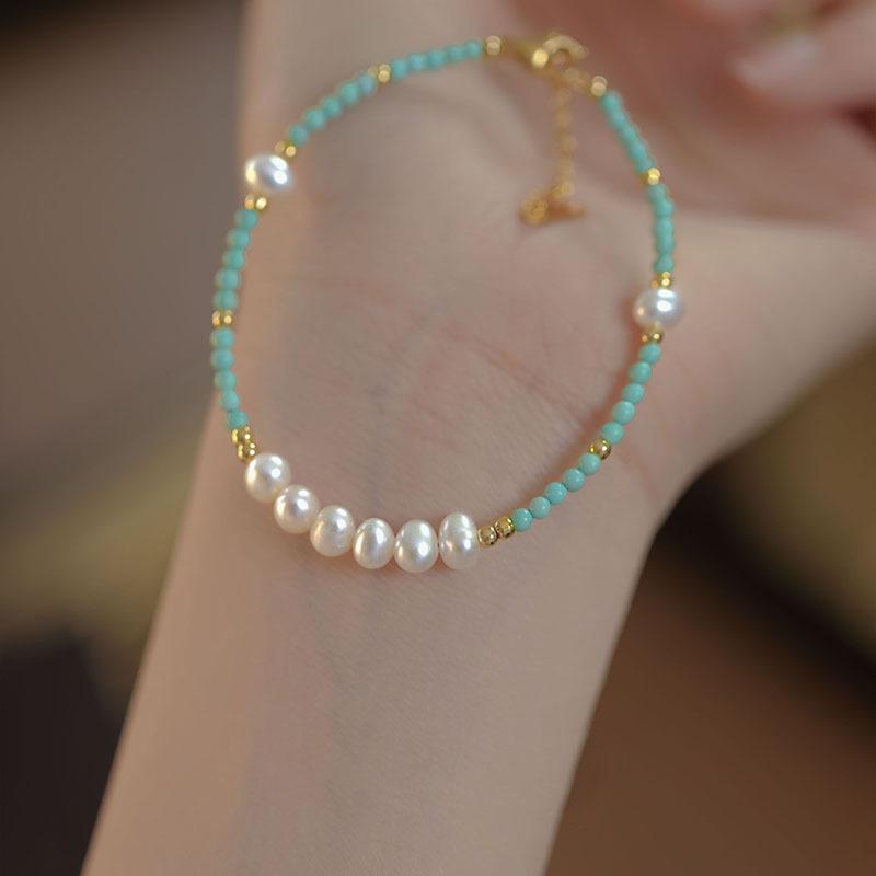 New Chinese Style Minimalist Temperament Patchwork Bracelet for Women
