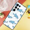 Shark and Killer Whale Phone Case For Samsung Galaxy S26 S25 Ultra S23 S21 S20 S22 S24 FE S10 Plus Cover Coque