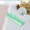 3D Print Non-Magnetic Nail Stand 5 Grid Design Non-Magnetic Nail Showing Holder Heart-Shaped Reusable False Nail Display Rack