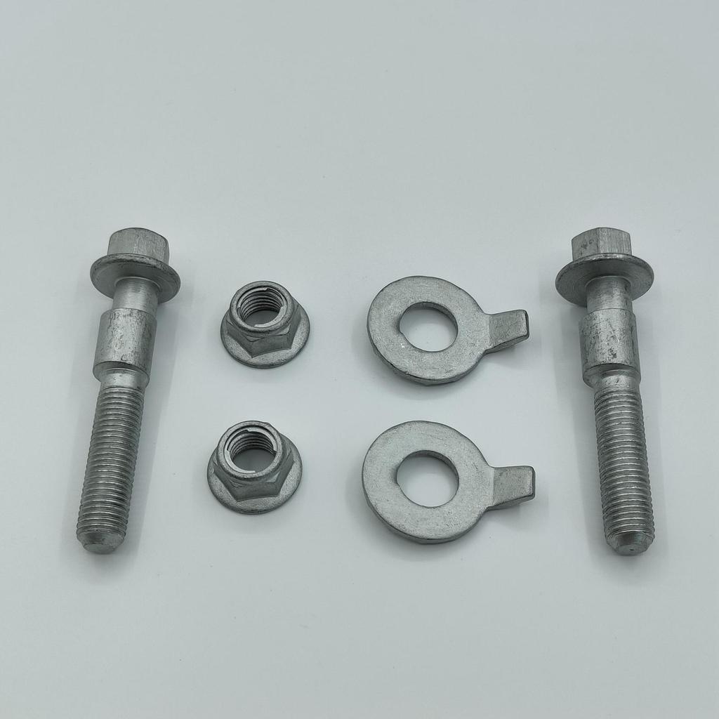 2x Front Adjustable Camber cam Bolt 14mm 81260 Easy to Install Auto Parts