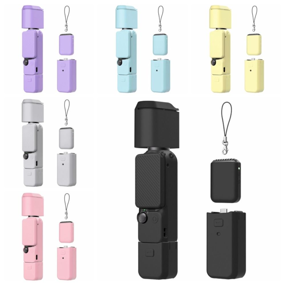 6pcs/Set Silicone Action Camera Case Scratch-resistant Wear-resistant Protective Case for Osmo Pocket Anti-slip for DJI Pocket 3