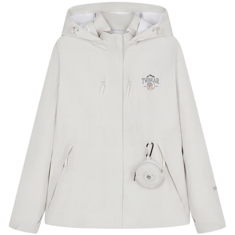 

Teenie Weenie Women s Hooded Casual Jacket with Earbud Pouch M