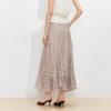 Vero Moda Women's Retro Plaid A-Line Midi Skirt