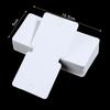 50pcs Earrings Display Card White Paper Jewelry Packaging Paperboard For DIY Necklace Bracelet Small Business Material Supplies
