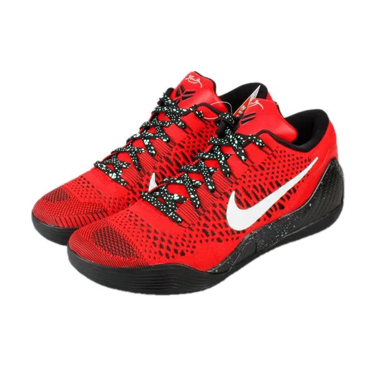 Nike Kobe 9 Elite Low XDR 'University Red' (Unisex) University Red / Black Basketball Shoes 653456 601