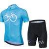 New 2026 Summer Short Sleeve Cycling Jersey Set Man Breathable MTB Bike Cycling Clothing Maillot Ropa Ciclismo Uniform Kit