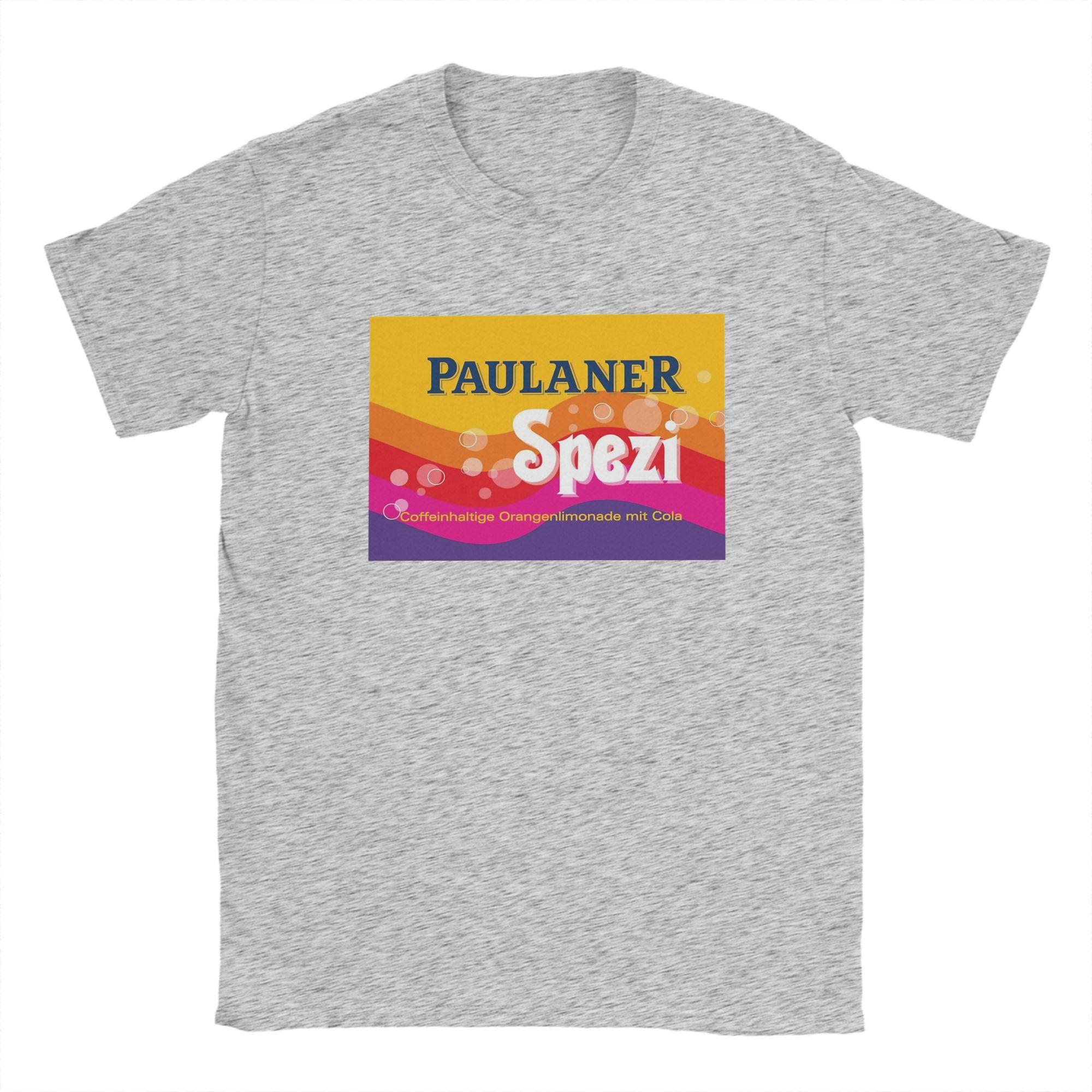 

Casual T-Shirt Summer Paulaner Spezi Hip Hop T Shirts Pure Cotton Tshirt for Men s Y2K Retro Custom DIY Short Sleeve Tops 2XL