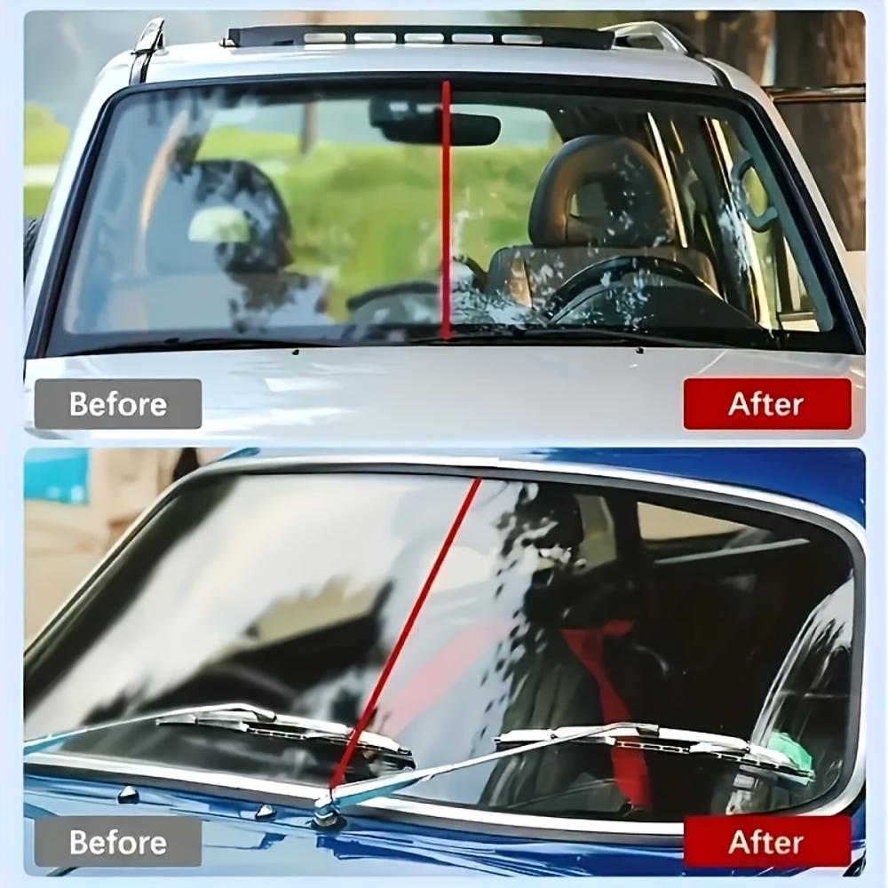 Car Glass Polishing Powder - Scratch Repair & Luster Enhancement | Restore Glass Clarity & Transparency | Suitable for Various G