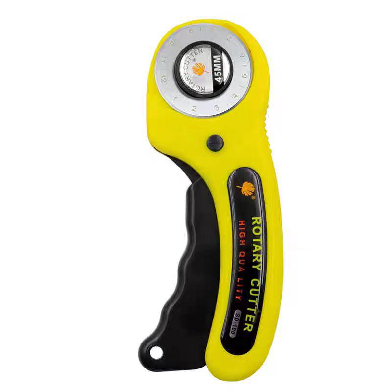45mm Leather Rotary Cutter: Patchwork Knife & Fabric Cutter with Blades