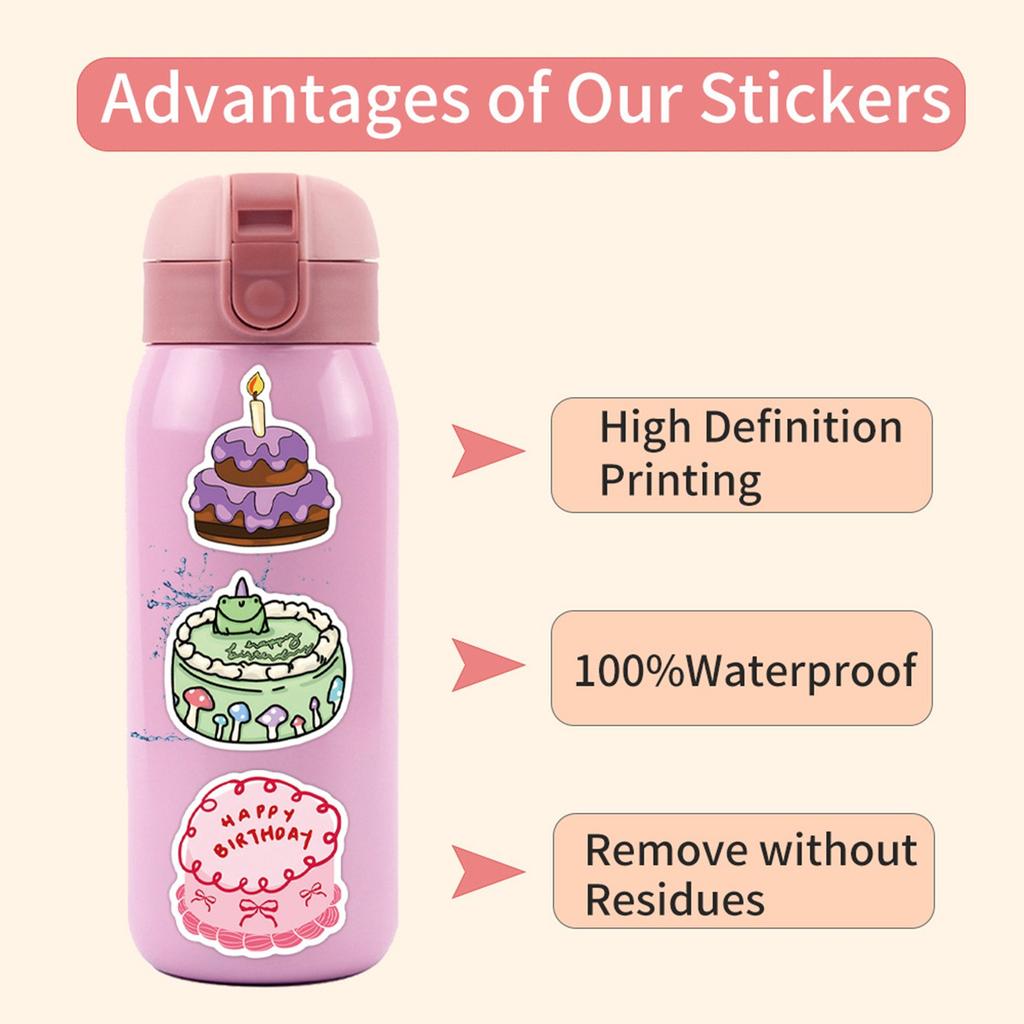 55pcs Suitcase Stickers Stickers Scooter Computer Tablet Cartoon Decoration