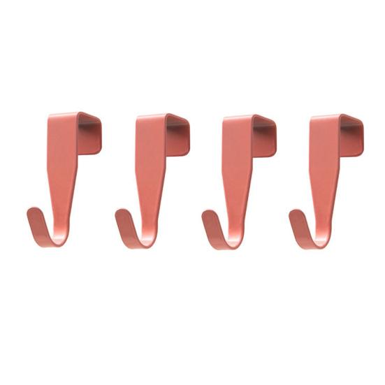 4/16 Pcs Door Hooks High Strength Great Load Bearing Smooth Punch-free Anti-slip Clothes Coat Hooks Kitchen Cupboard Door Hooks