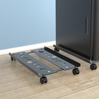 Adjustable Mobile CPU Stand Ventilated Computer Tower Stand PC Tower Stand with 4 Caster Wheels Fits Most PC Under Desk Holder