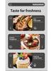 Dual Voltage Air Fryer with Visible Window & Touch Controls