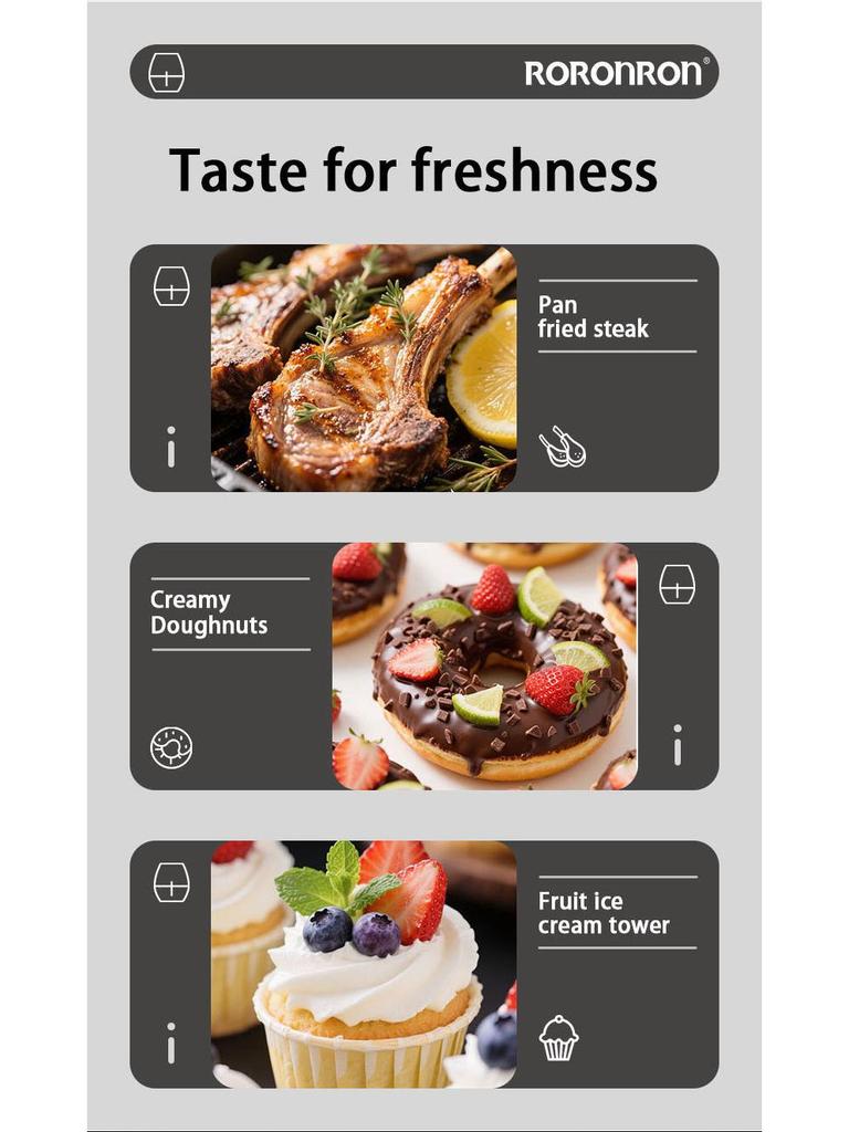 Dual Voltage Air Fryer with Visible Window & Touch Controls