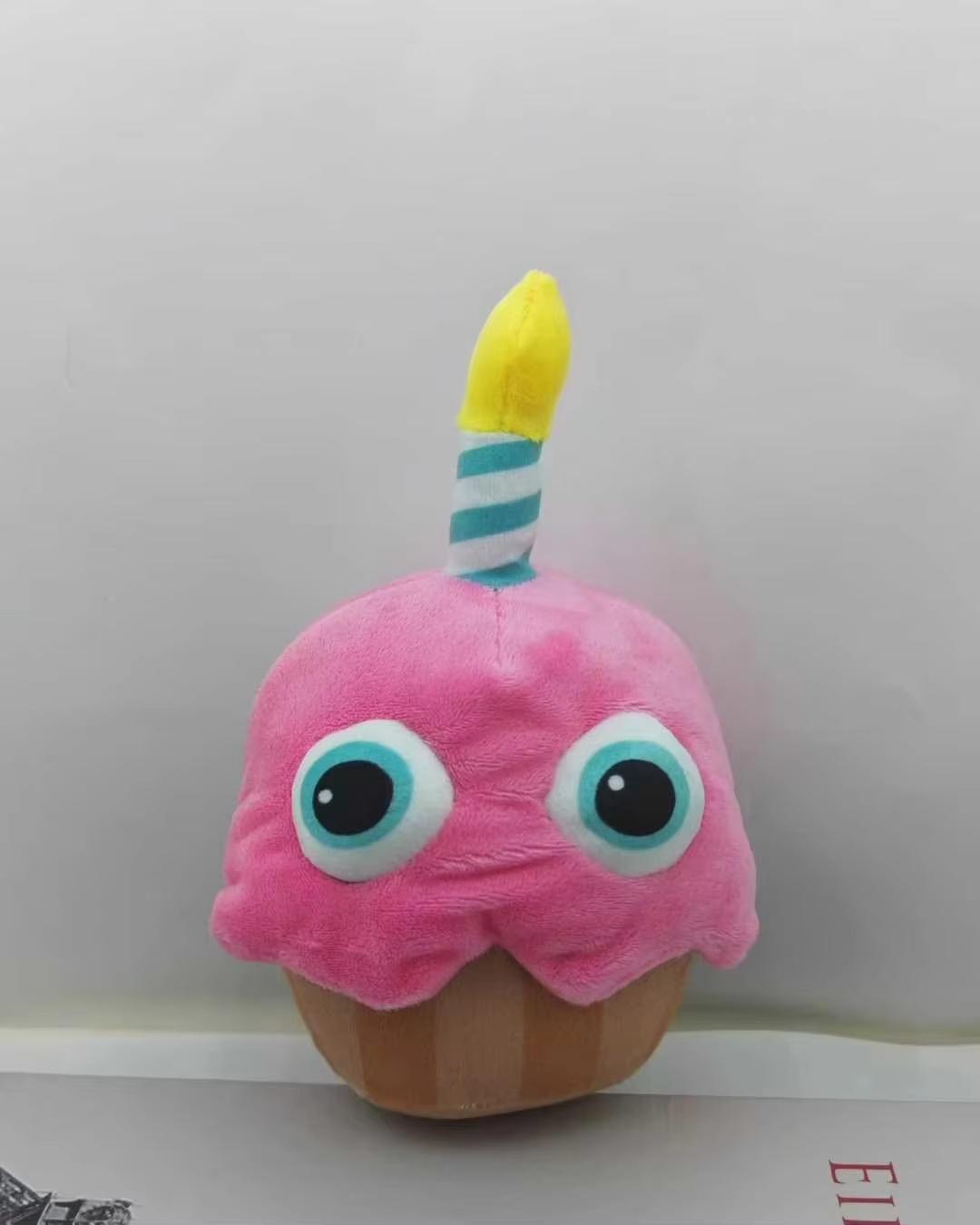 Nieuw Five Nights Cupcake Pluche Speelgoed Zacht Knuffeldier Spelpersonage Schattige Pluche Knuffel Verzamelbaar Cadeau voor Kinderen Spel Fans pink