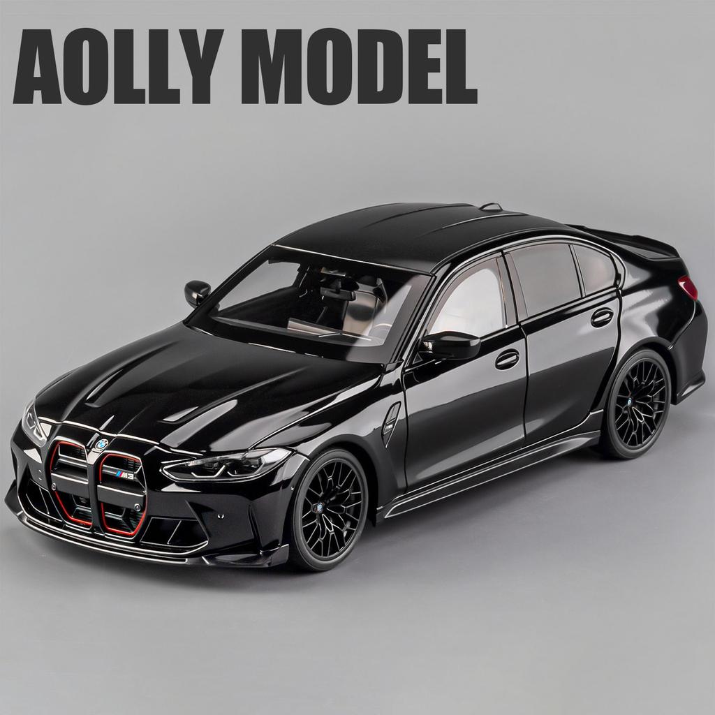 AAAOJ1 NEW 1:18 BMW M3 CS LCI G80 Mpower Supercar Alloy Car Diecasts & Toy Vehicles Car Model Miniature Scale Model Car For Children