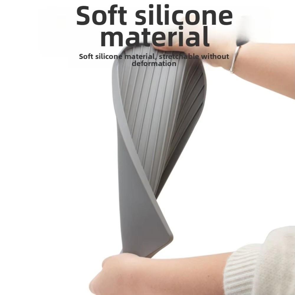 Raised Lip Edge Kitchen Counter Protector Silicone Drying Mat Durable Espresso Maker Mat Cafe Use
