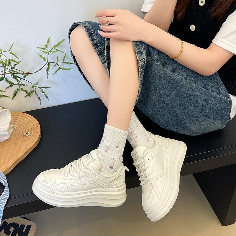 New women's board shoes autumn platform casual board shoes student versatile casual sports shoes women's single shoes