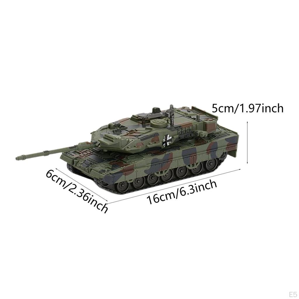 Panzermodell im Maßstab 1:72 - Sammlerstück, Tischdekoration, Geburtstagsgeschenk, Konstruktions-Simulationsspielzeug
