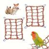 Creative Cotton Rope Pet Climbing Net Colorful with Hook Hammock Net Hook Net Small Animal