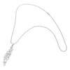 Hollow Out Lebanon Charm Neckchain Versatile Titaniums Steel Necklace Adjustable Length Clavicle Chain for Parties