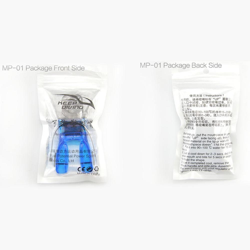 Fabricable Thermoplastic Mouthpiece Snorkeling Gear For Adult Second Stage Regulator Diving Surfing Accessories