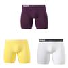 Men Bamboo Fiber Long Underwear Plus Size Thin Breathable Antibacterial Mid Waist Loose Boxers For Men