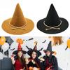 Modern Halloween Witch Hat Female Male Lady Halloween Party Hat Festival Carnivals Party Performances Cosplay Hat