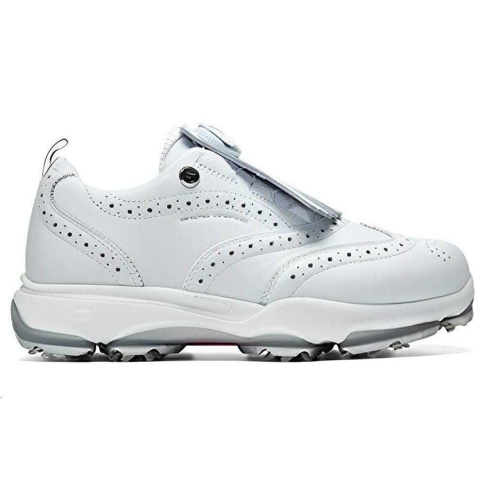 New FILA Gf Oxford Spike Low Top Golf Shoes Women's White A12W241601FWT