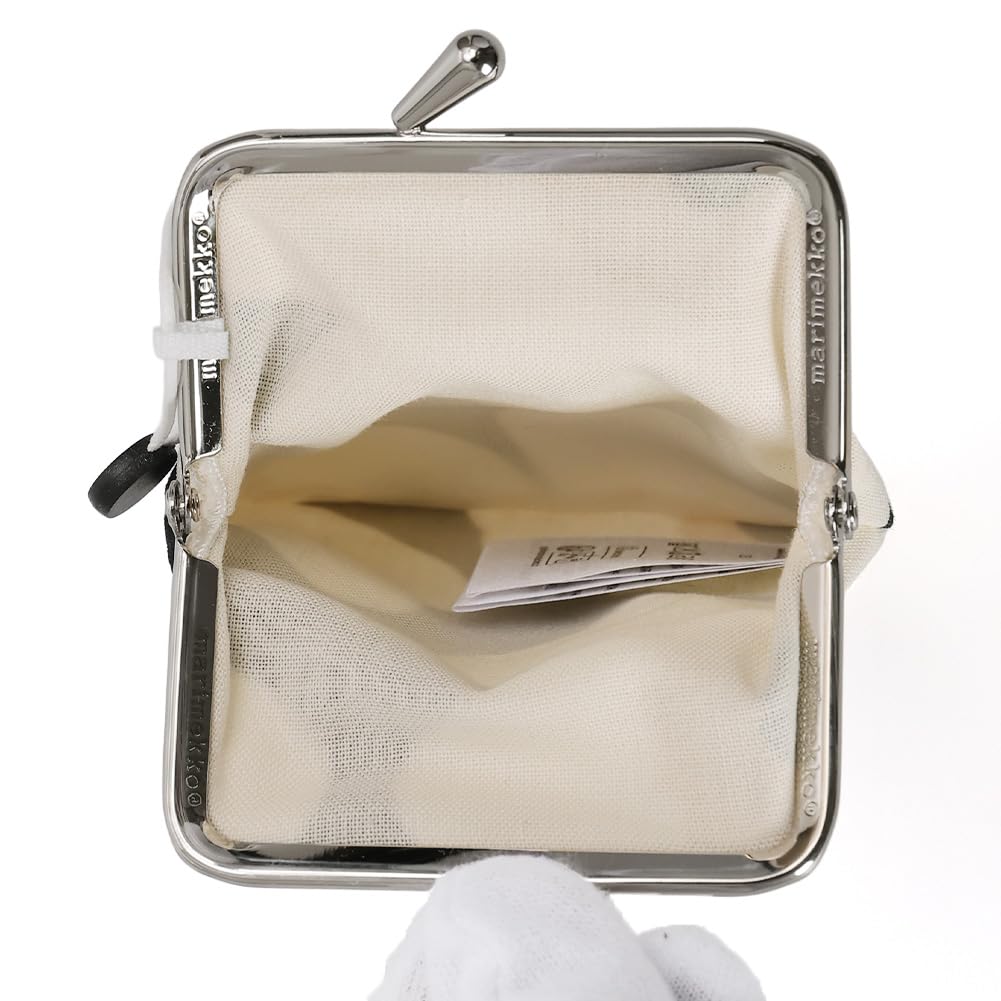 Marimekko Mini Unikko Corti Cuccaro Cosmetic Pouch for Women, Nordic Cotton, Midnight Blue, 74531 518 [Used]