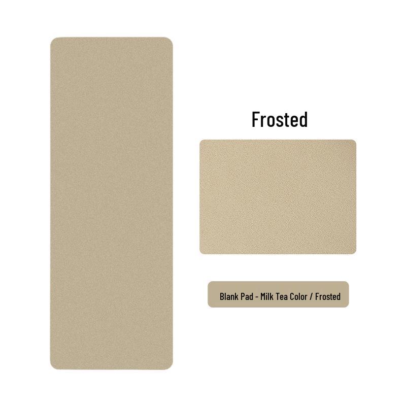 Thickened Non-slip Coconut Shell Yoga Mat: Frosted PU Rubber, Widened & Enlarged for Fitness & Home Use