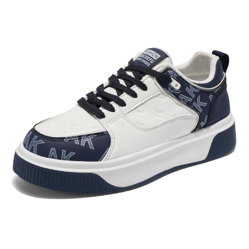 Men's shoes casual shoes spring new versatile fashion board shoes men's platform heightening retro sports shoes