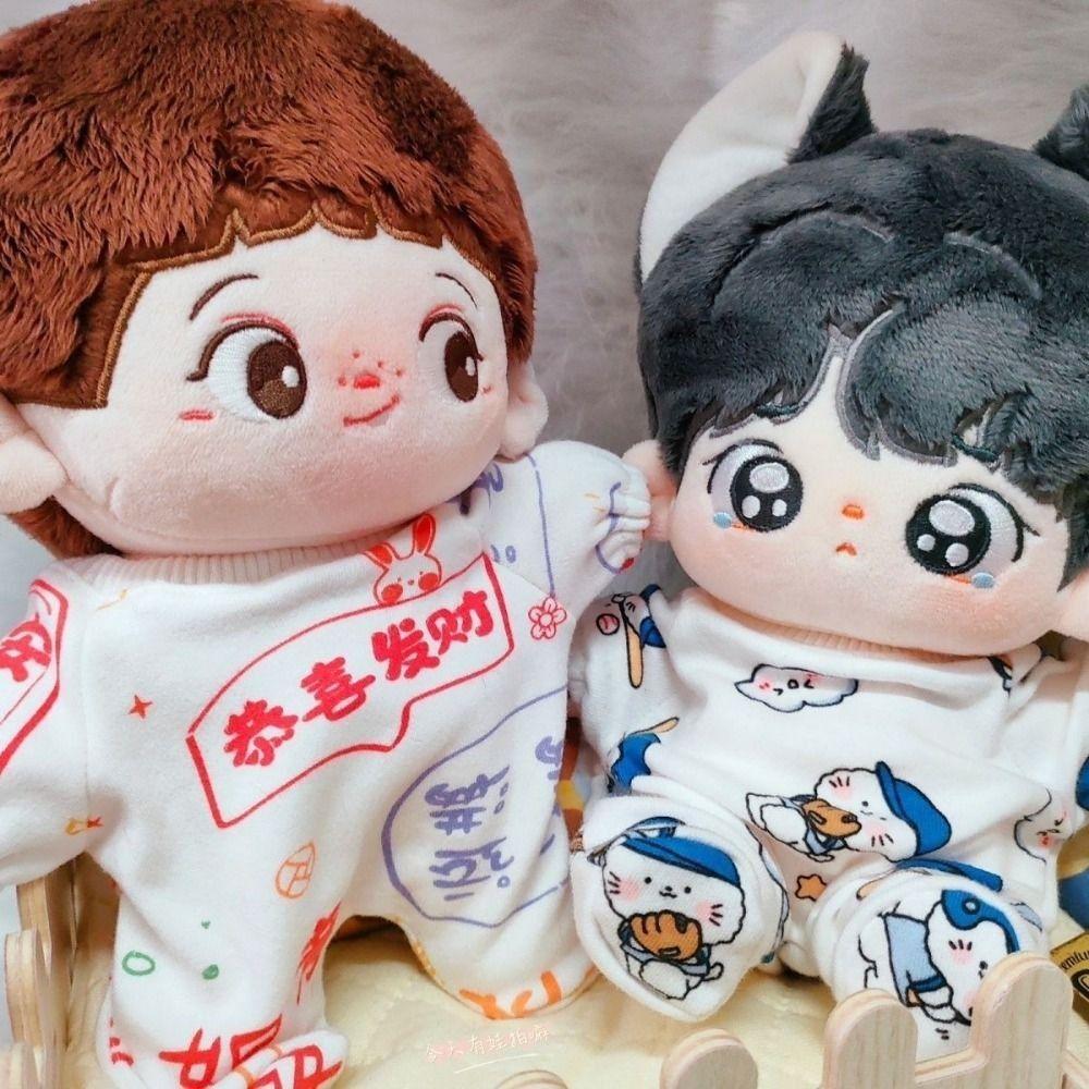 

Bodysuit 20cm Cotton Doll Dress Crawling Suit Plush Toy Clothes Children s Gift style 6