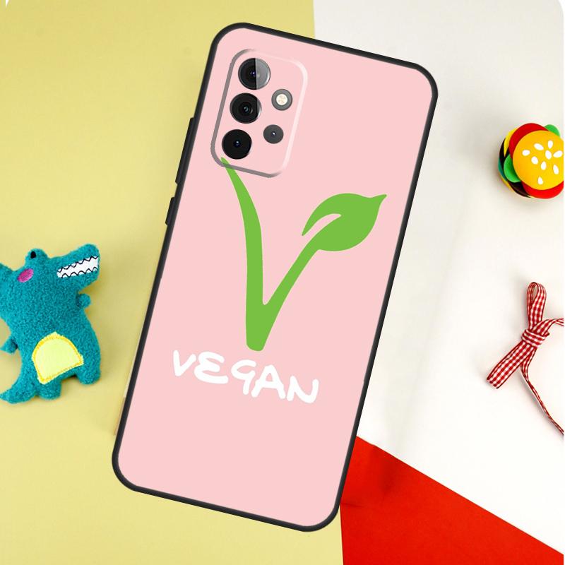 Veganism Vegan Quote Phrase For Samsung Galaxy A05 A06 A16 A54 A34 A14 A55 A35 A15 A53 A33 A13 A22 A32 A52 Phone Case