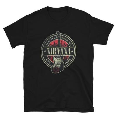 Nirvana Graphic Band T-shirt Mens Kids Womens | Grunge Rock Tee | Vintage-Inspired Alternative Shirt | Unisex Music T-shirt Mens Kids Womens