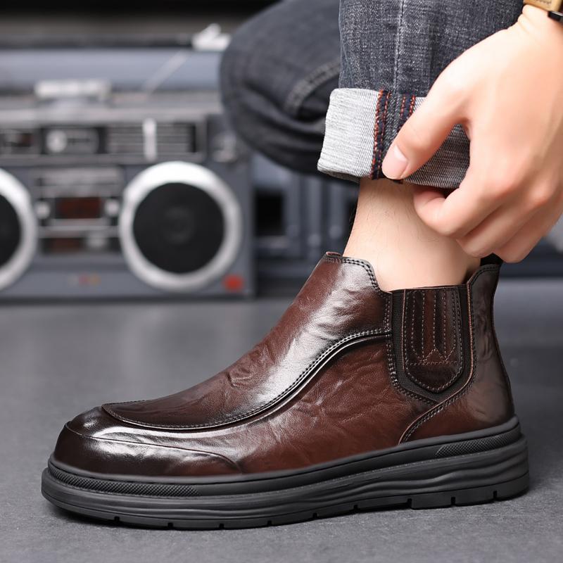 Mens Leather Shoes Luxury Crocodile Pattern Men Business Dress Shoes Casual Social Shoe Male Wedding Footwear