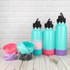 Water Bottle Silicone Boot Rhombus Texture Vacuum Cup Bottom Bumper Cover Non-slip Anti-scratch Protective Bottom Sleeve Cover for Flask Cup