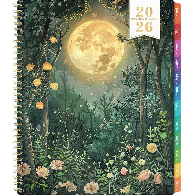 2026 Monthly Planner/Calendar - 2026 Planner, JAN 2026 - DEC 2026, 9  x 11  Monthly Planners 2026, 2026 Calendar Planner with Twin-wire Binding +