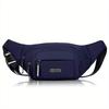 4 Color 15.75inch Waist Bag with Zipper Closure- Adjustable Strap, Unlined, Nylon Waist Bag for Men And Women