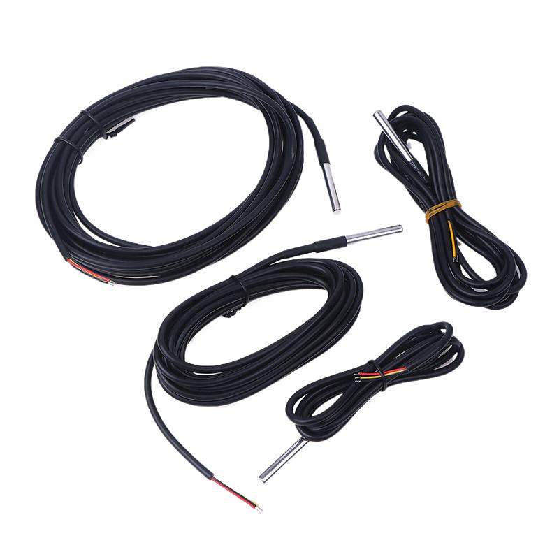 1Pcs Ds18B20 Waterproof Thread Temperature Probe Temperature Sensor Stainless Steel For Arduino