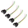 4 Stück Zündspulen Pigtail Stecker Kabelbaum Kit 4 Pins Ersatz für Camry Corolla Highlander