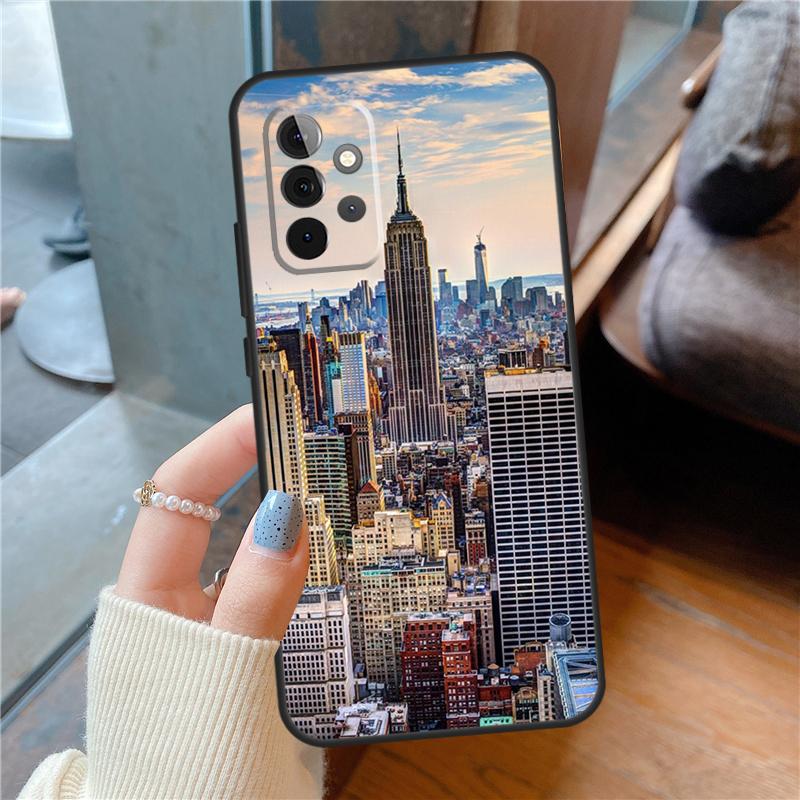 New York City Case For Samsung Galaxy A16 A13 A26 A36 A56 A06 A55 A35 A15 A54 A34 A14 A53 A12 A22 A32 A52