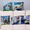 Tensei Shitara Slime Datta Cushion Cover Pillow Cover Decor Pillowcase Printed Cushion Case For Couch