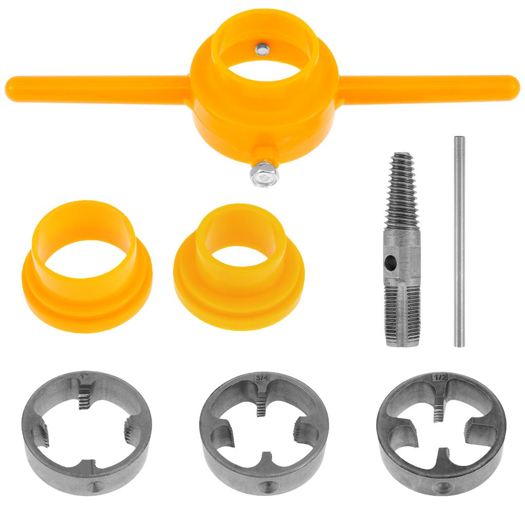 Werkzeuge zur Herstellung von PVC-Gewinden, runder Matrizensatz für Kunststoffrohre, Gewindemacher, manuelle Gewindeschneidwerkzeuge für PVC-Wasserrohre