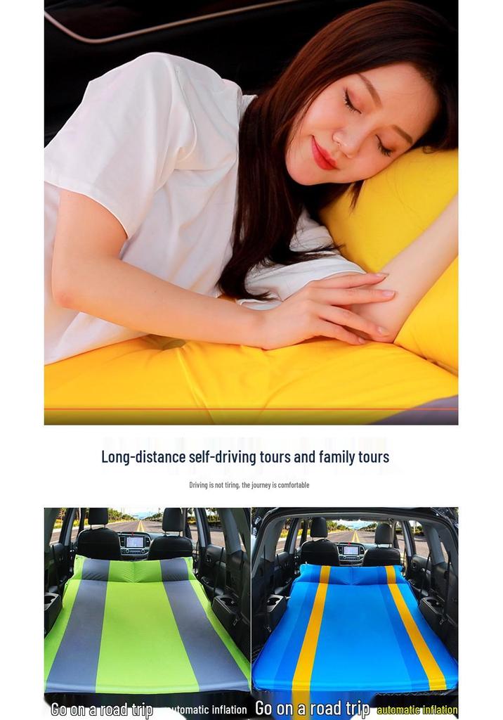 SUV Car Travel Sleep Pad: Automatic Inflatable Mattress (5cm Thick) for Trunk