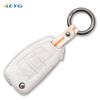 Leather Suede Style Car Key Case Cover Shell for A3 8L 8P A4 B6 B7 B8 A6 C5 C6 4F RS3 Q3 Q7 TT 8L 8V S3 Key Fob Accessories