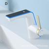 Digital Display Water Temperature Icicle Bathroom Faucet with Intelligent Cooling System Modern Minimalist Basin Mixer Tap Zinc