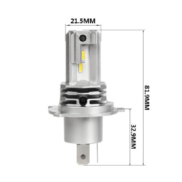 H4 9003 LED Bulb 9600lm 6500k Headlights White Light Bulbs LED Lamps Car Lamps