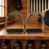 Open-Frame Metal Stirrups Classic for Equestrian Training, Trail Rides