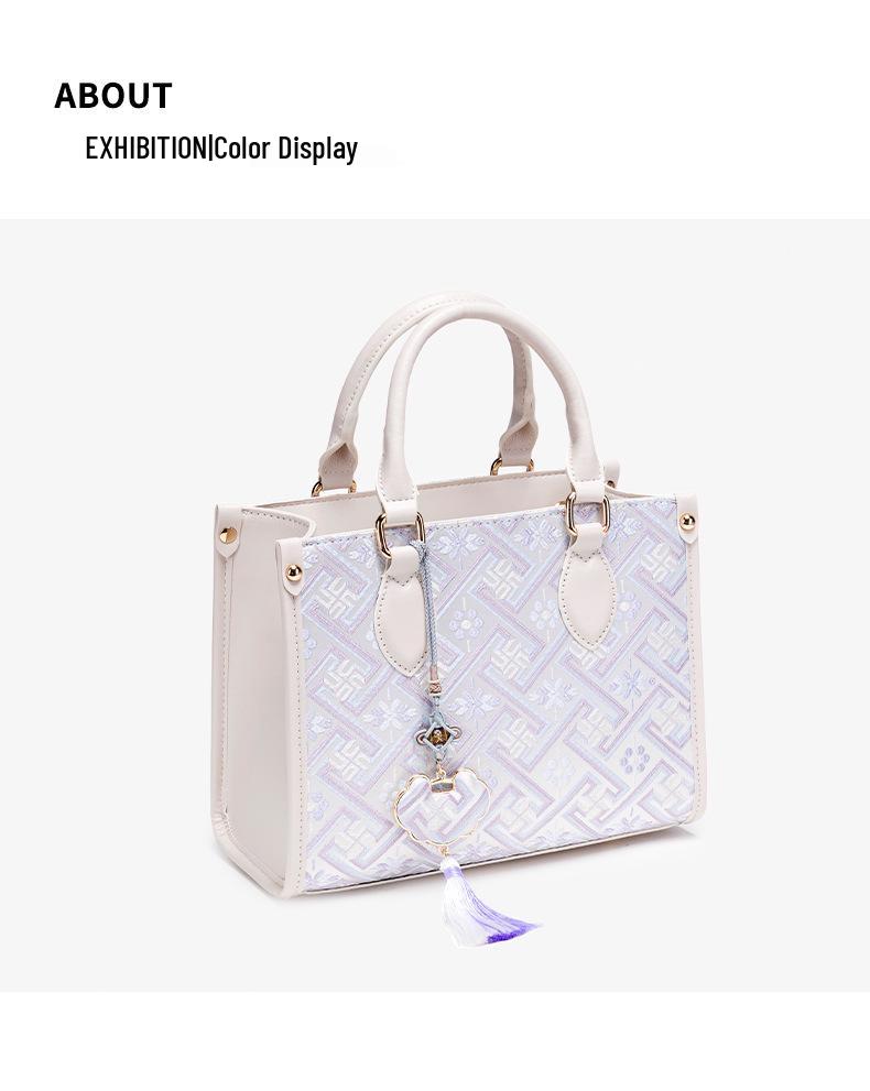 Guangxi Zhuang Brocade Women's Large Capacity Bag – 2026 High-End Shoulder, Crossbody, Handbag